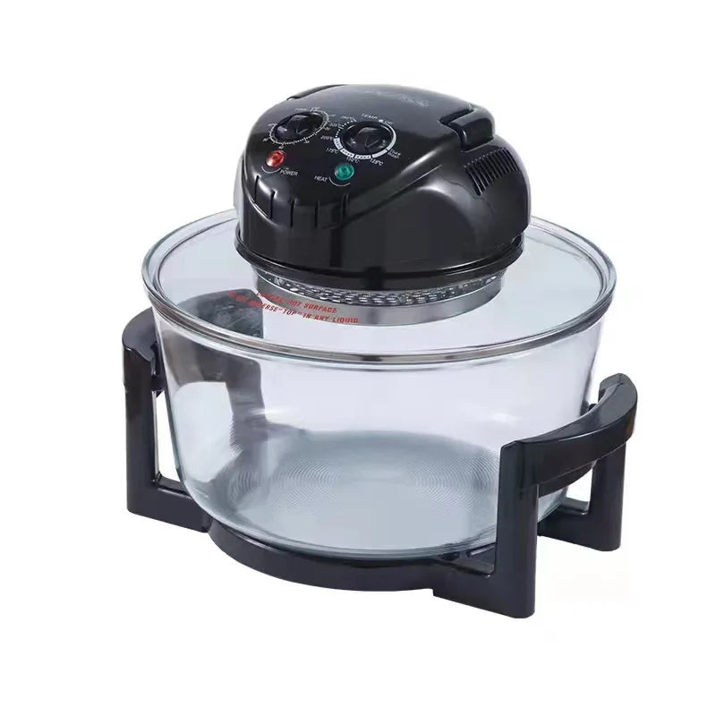 12L Air Fryer, 1400W Electric Hot fryer Oven Oilless Cooker with Touch Control & Nonstick Basket & Visible Window, Family Size