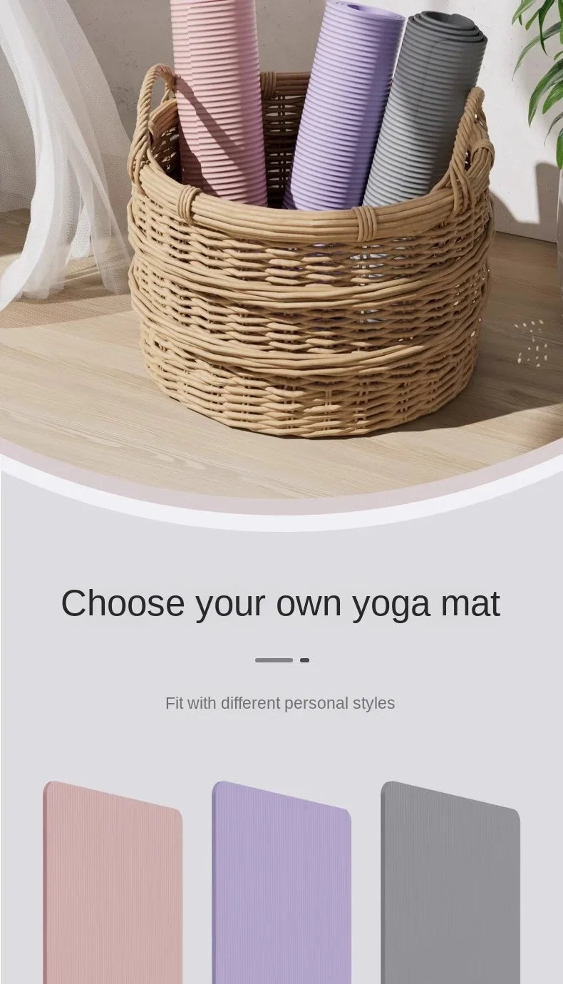 Yoga Mat for Women Fitness Home Special Widened Thickened Lady anti-slip Floor Mat Dance Exercises