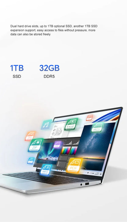 Honor Laptop X16 Plus 16-inch 2024 Riptide R7 8845HS 16GB/32GB RAM 512GB/1TB/2TB SSD 2.5K 120Hz Thin & Light Laptop
