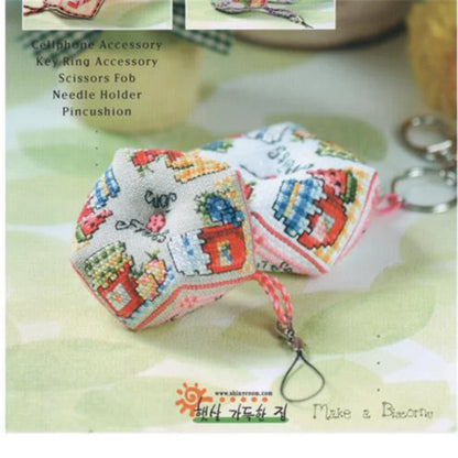 Cross Stitch Kits Stich Pin Cushion Sewing Kits Cross-stitch Easy Embroidery Cross Stitch Complete Kit Needle Arts & Craft Hobby