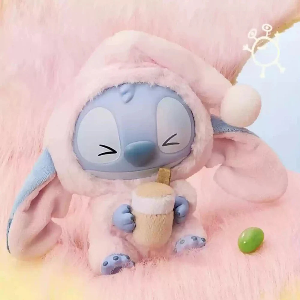Stitch Eat Some Thing Before Sleep Series Vinyl Blind Box Bag Plush Pendant Cute Doll Mystery Box Toy Adult Gift