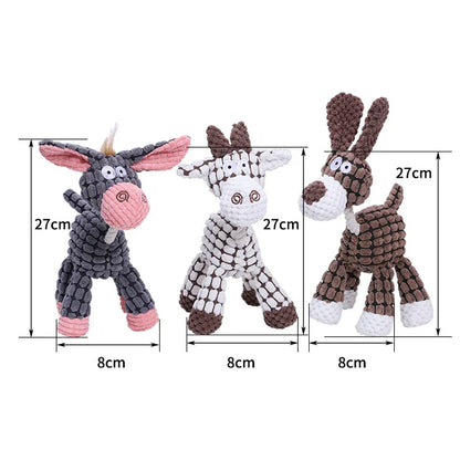Matkey-Jouets en peluche pour grands chiens, mâcheurs agressifs, jouets à mâcher durables pour chiots grinçants