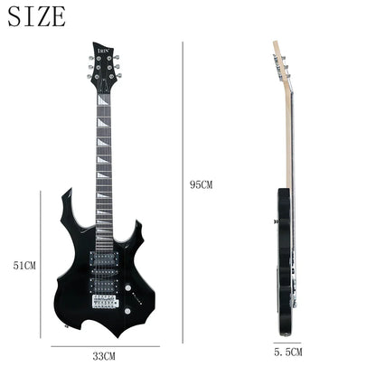 IRIN 6 cordes guitare électrique 24 frettes corps d'érable guitare électrique Guitarra avec sangle de sac pièces et accessoires de guitare nécessaires