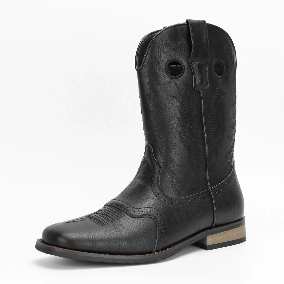 Men's Western Fashion Retro Embroidered Boots