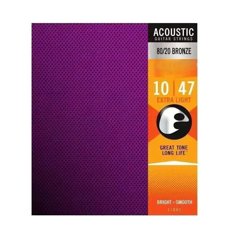 Professional Guitar Strings Electric Guitar Acoustic Guitar Coated Guitar Strings Rust Resistance Phosphor Bronze Brass Strings