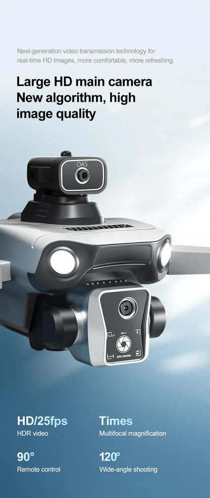 K19MAX GPS Drone avec caméra HD 4K Dron 5G WIFI 4.5 pouces écran LCD télécommande quadrirotor jouets moteur sans brosse FPV Drone