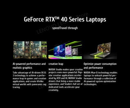 PC portable de jeu Lenovo Legion Y9000P Gaming E-Sports 2024 RTX 4060 Intel i9-14900HX 16" 16/32/64 Go de RAM 1/2 To SSD 2.5K 240 Hz