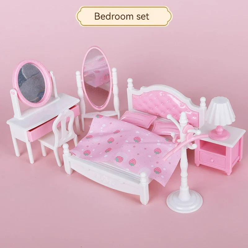 Children's simulated play house mini toy model ornaments