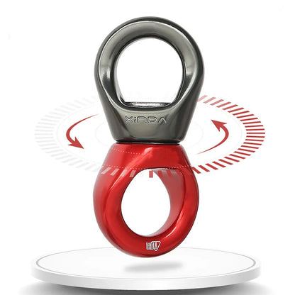 XINDA-Poulie d'escalade en aluminium 30kN, joint universel pour l'extérieur, haute qualité, mouvement de balançoire, adapté pour l'ancrage, le yoga, l'anneau universel