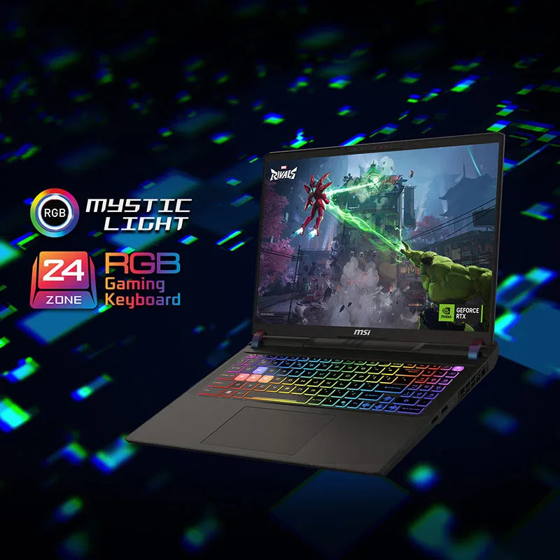 2025 MSI Vector 16 HX AI Gaming Laptop 16 Inch 2.5K 240Hz IPS Screen Notebook Ultra 9-275HX 64GB 4TB RTX5080 Netbook Computer PC