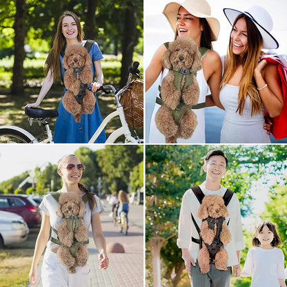 Pet carrier backpack for dogs, cats, front travel bag for carrying pets, small and medium dogs, bulldog, puppy, Mochila Para Perro