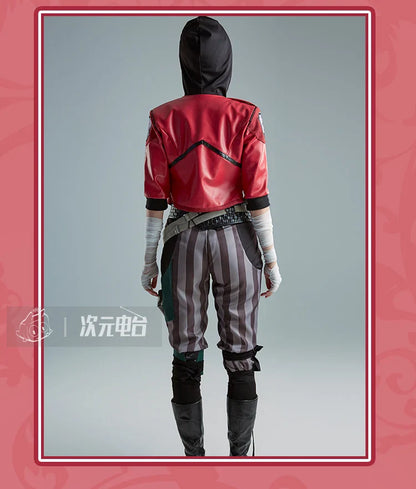 Costume de cosplay LoL Arcane Vi, perruque, uniforme, chaussures, tenues, combinaison d'Halloween et de carnaval pour femmes et hommes, haute qualité