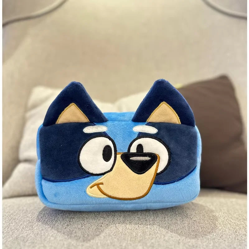 Cute Bluey Family Cartoon Plush Backpack - Children'S Schoolbag, For Kindergarten And Travel, Fun Snack Bag, Great Kids' Gift