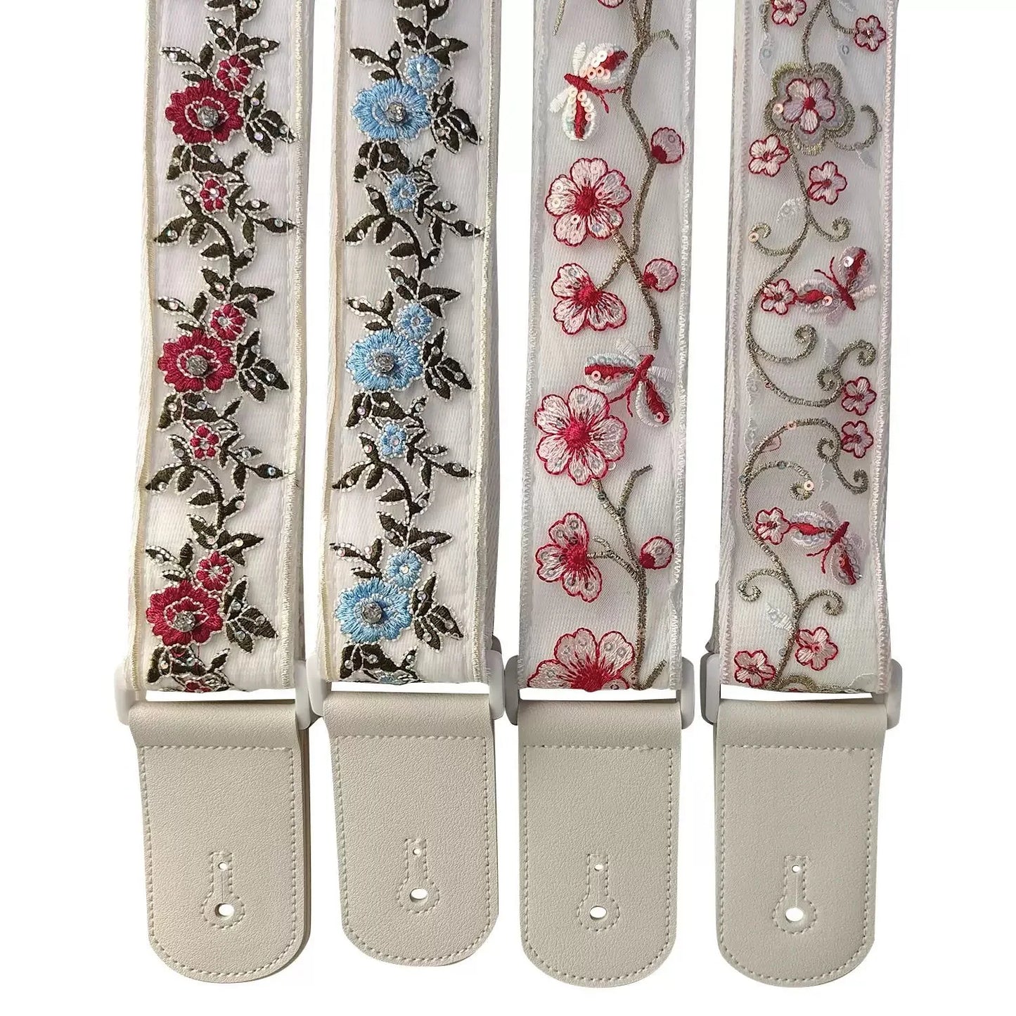 Sangle de guitare pour guitare électrique et acoustique, bandoulière réglable et résistante en dentelle, accessoires de guitare, sangle de guitariste