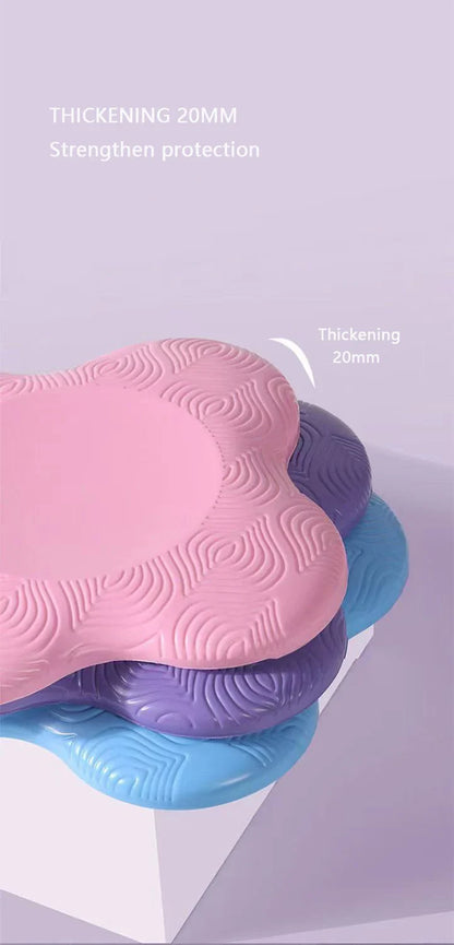 TPE Thickened Anti Slip Yoga Kneeling Pad Knee Pad Soft Flat Support Pad Slow Rebound Non-slip Pad Sports Fitness Mat