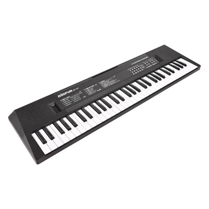 BIGFUN-Clavier électronique à 61 touches pour touristes, piano, haut-parleurs, 8 tons, 5 dangthms, 5 tambours, percussion, tension, 6 démonstration, musique