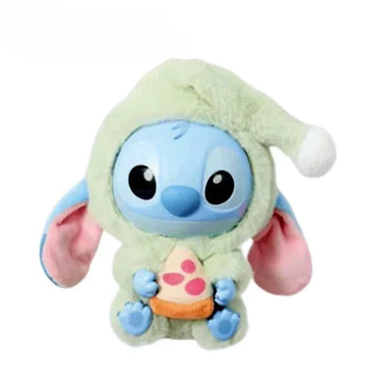Stitch Eat Something Before Sleep Series Blind Box Plush Vinyl Toys Cute Doll Replica Mystery Box Bag Pendant Decor Gift