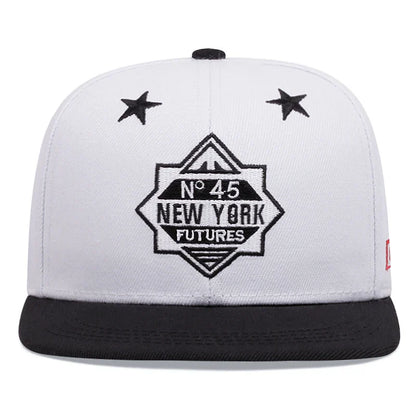 Men Women New York Embroidered Baseball Hat Snapback Caps Hip-hop Hats Outdoor Adjustable Unisex Sunshade Cowboy Sunscreen Hat