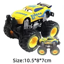 Pixar Cars 2 3 lutteur Mater et Lightning Mcqueen série de course véhicule en alliage métallique jouets pour enfants cadeau de collection à jambes hautes