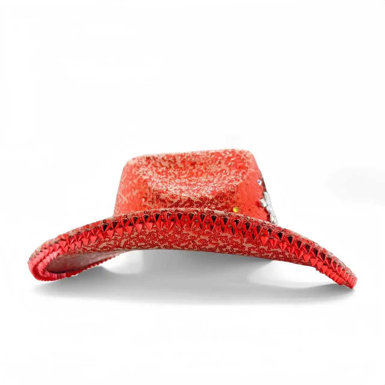 HongLuan Western rouge luxe Cowboy chapeau strass femme pour Cowgirl Costume, Cowboy chapeaux femmes et Cowboy accessoires pour homme
