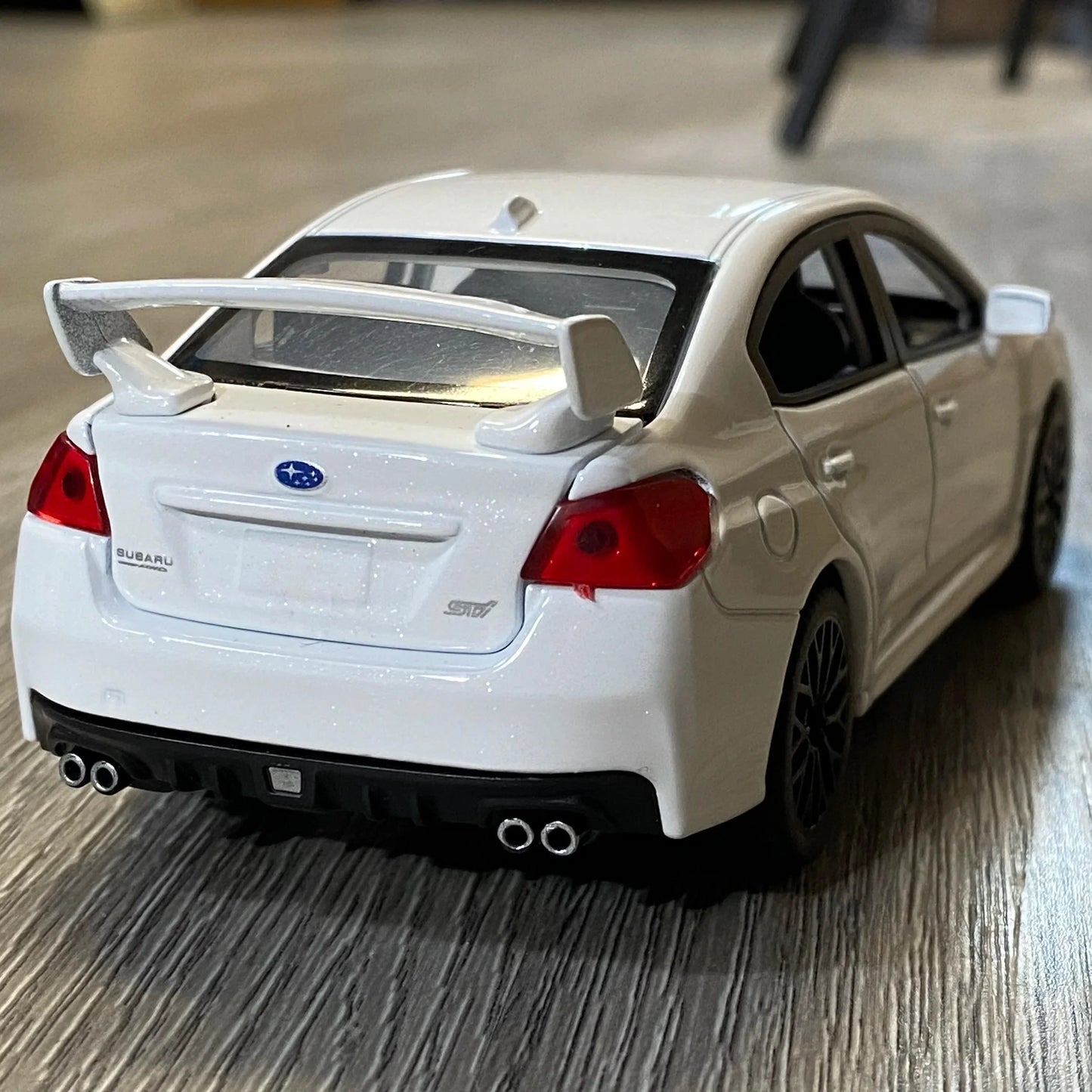1:30 Subaru Impreza WRX STI 2020 supercar alliage moulé sous pression modèle accessoires de voiture ornements intérieurs de voiture saint valentin pour ami