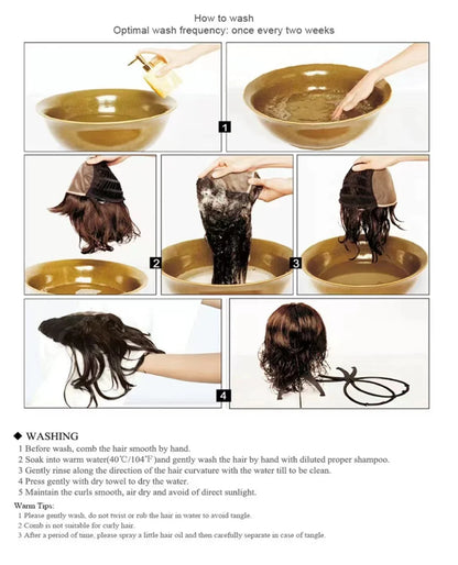 Short Synthetic Wig for Women Mixed Brown And Blonde Hair with Bangs Easy Care Non-Damaging Hairpiece