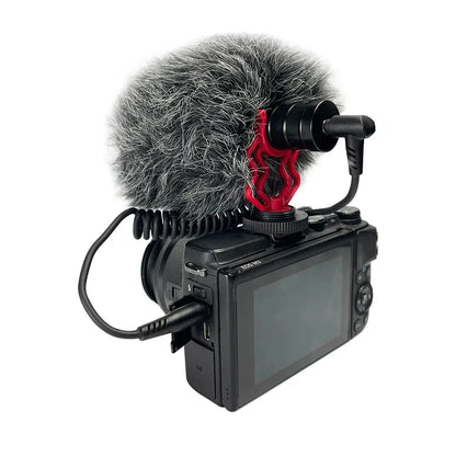 Microphone de fusil de chasse vidéo à condensateur pour entretien professionnel, avec câble Audio de 3.5mm, pour caméscope DSLR DV, iPhone, Smartphone Android