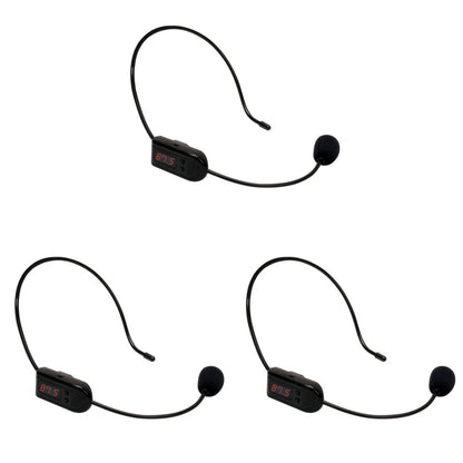Microphone sans fil FM portable, casque, Radio, mégaphone, pour haut-parleur, enseignement des réunions, Guide touristique, conférences