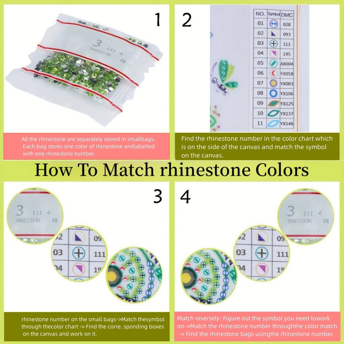6 DIY diamond paintings Christmas-themed paper greeting cards with diamond stickers are perfect for family gatherings
