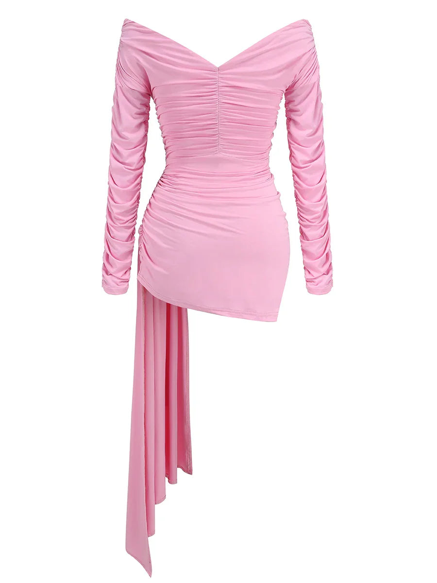 Women's Hollow Out Long Sleeve Evening Dress, Birthday Dresses, Rhrose Dress, Luxury Clothing, Whatever The Fashion, Sexy, Autumn, 2024