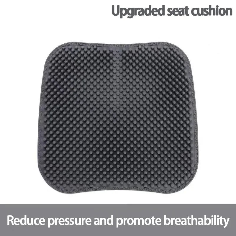 3-piece set of car cushions, car pillows, silicone car cushions, pressure reducing and comfortable neck protection headrests