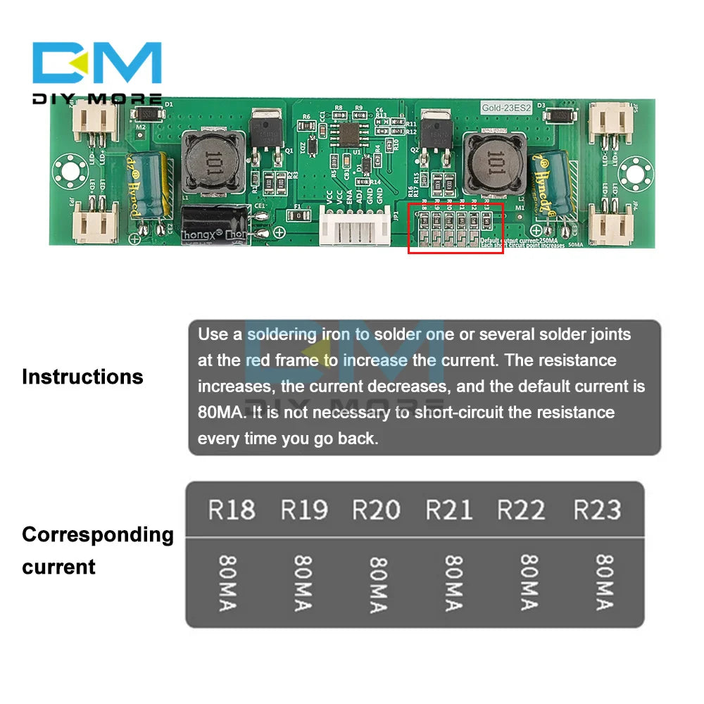 26-65 pouces général LED LCD TV rétro-éclairage carte pilote TV carte à courant Constant Booster carte LED onduleur universel