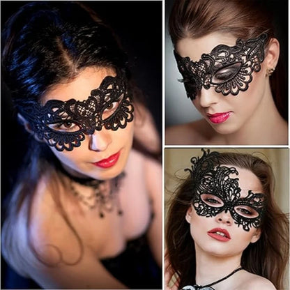 Mordarli Masque de mascarade pour femme Masque pour les yeux en dentelle pour Halloween Costume Party Masque de mascarade pour femme