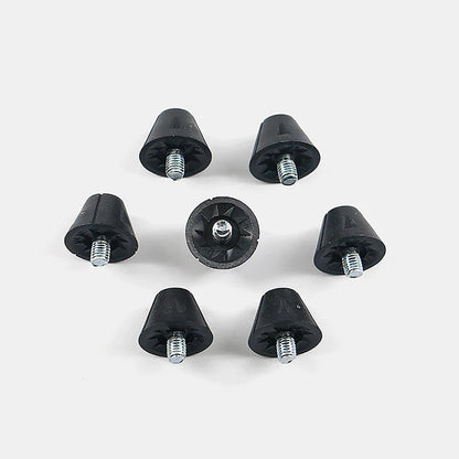 Pointes de remplacement pour chaussures de football noires, goujons durables pour chaussures de football, filetées M5, 13mm, 16mm, 1 pièce par ensemble