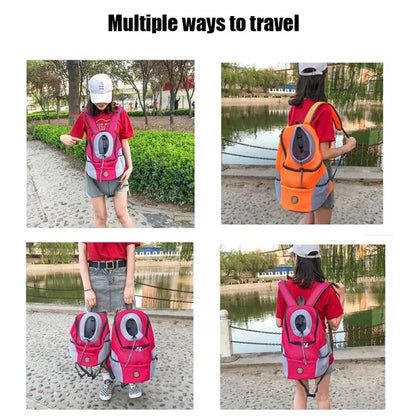 Pet Backpack for Small and Medium Dogs, Pet Carrier Backpack, Breathable Travel, Dog Carrier, Pet Transport Supplies