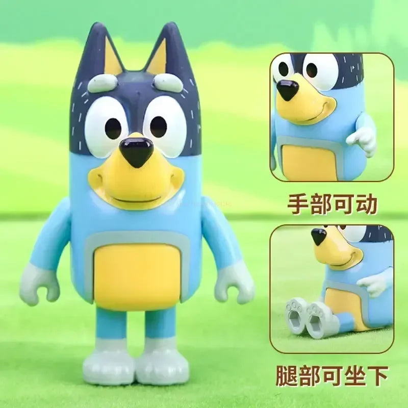 Muse Moose Bluey Famille Jouet Bluey Et Amis Bingo Bandit Poupée Ornements De Poupée Cadeau D'anniversaire Pour Enfants Jouet Maison De Jeu Ornements