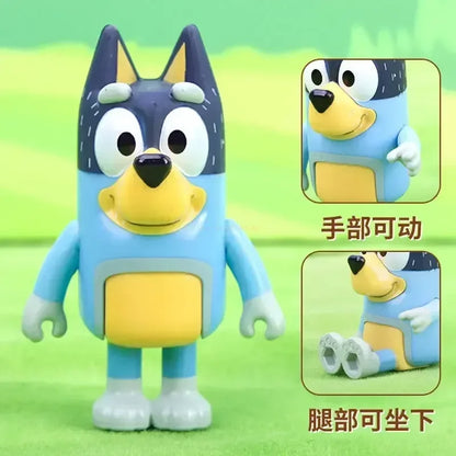 Muse Moose Bluey Famille Jouet Bluey Et Amis Bingo Bandit Poupée Ornements De Poupée Cadeau D'anniversaire Pour Enfants Jouet Maison De Jeu Ornements