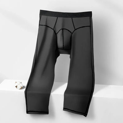 Leggings pour hommes pour l'automne et l'hiver : pantalons fins, serrés en polaire, sous-vêtements surdimensionnés et chauds