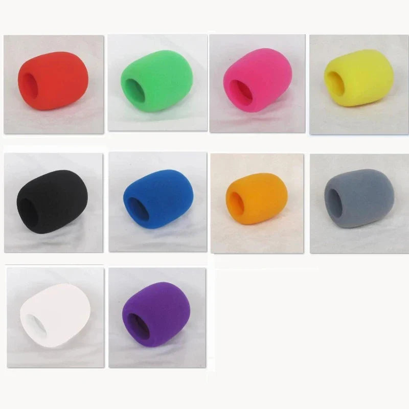 Microphone de pluie Mousse de protection, Éponge épaisse pour pare-brise de studio professionnel, Bouclier de protection pour grille, Capuchon de microphone souple