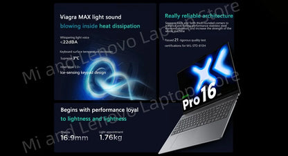 Lenovo Xiaoxin Pro16 2025 Ultra7 255H 16inch 32GB 1TB 2.8K 120Hz Grey