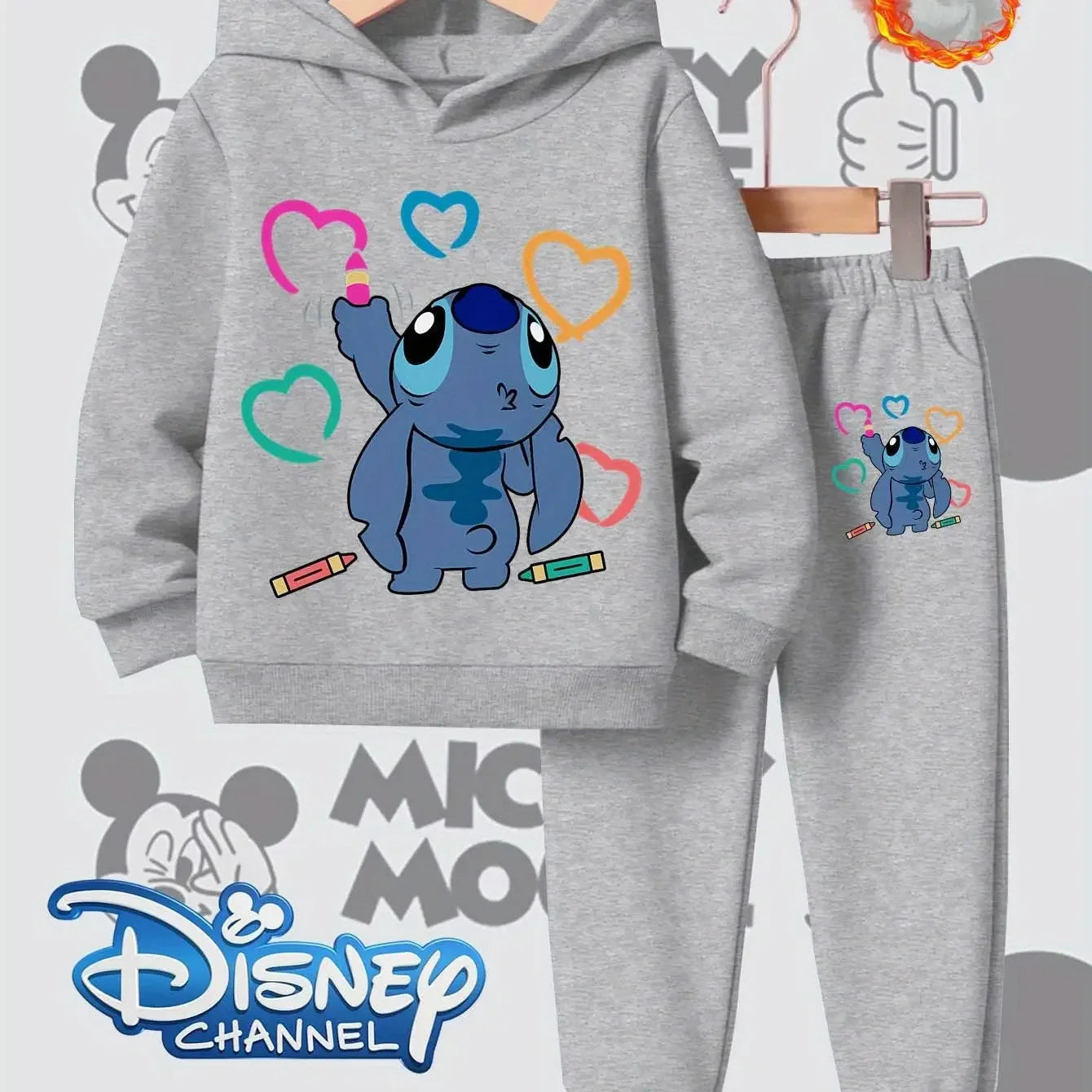 Stitch Drawing Cartoon Print, Hot Selling in Autumn And Winter, Suitable for Both Boys And Girls, a Great Gift