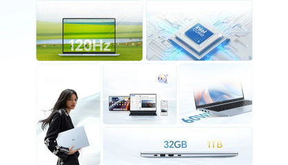 HONOR MagicBook X14 Plus 2025 FRB-X Laptop Intel Core 5 220H RAM 16/32GB SSD 1TB 14"Inch 2.8K 120Hz Notebook Ultrabook Computer