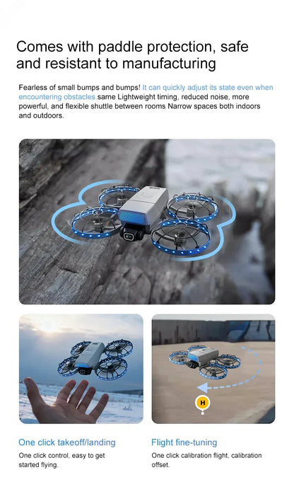 Drones 4k professionnel 10km flux optique sans brosse pliant double miroir photographie aérienne professionnelle avec drone à cardan servo