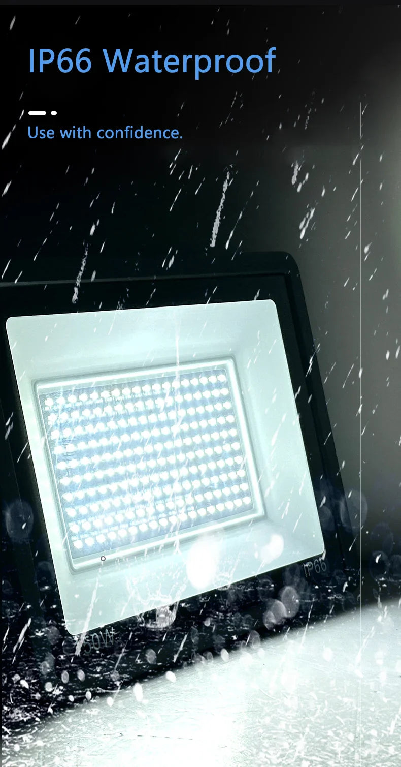 LED projecteur 10W 20W 30W 50W 100W AC 220V LED projecteur IP66 étanche réflecteur projecteur réverbère lampe de jardin extérieure