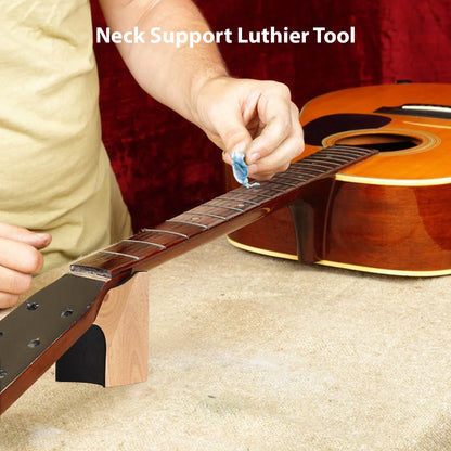 Repose-cou de guitare, Support de cou, outil Luthier avec enrouleur de cordes, chiffon de nettoyage antidérapant, accessoires d'instruments à cordes