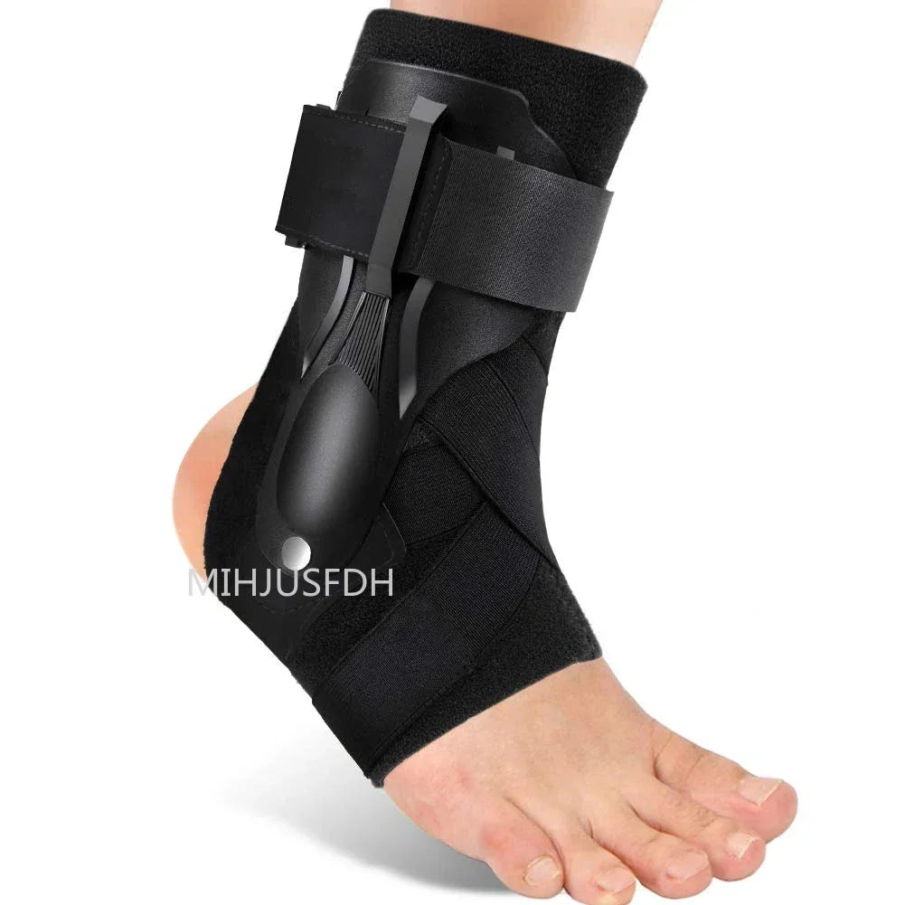 Attelle de cheville pour entorse, Support de cheville avec stabilisateurs latéraux pour hommes et femmes, attelle de cheville, stabilisateur de récupération, tendinite