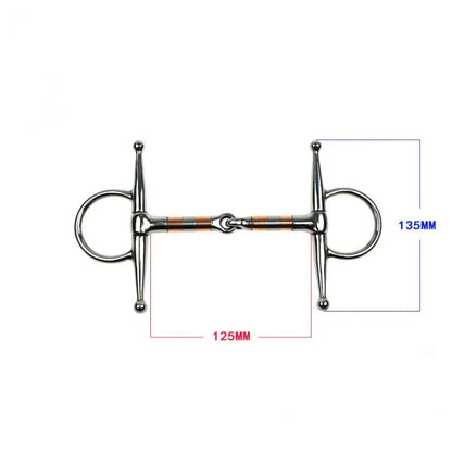 Horse Bit Stallion Training Bit Sturdy H Shape Horse Chewing Training Bit Horse Snaffle Horse Riding Snaffle for Equestrian