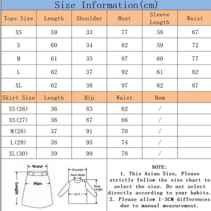 Female Golf Clothing Long Sleeve Golf T-shirt Women Polo Collar Golf Tops High-waist Pleats Skirt Golfer Skorts with Inner Short