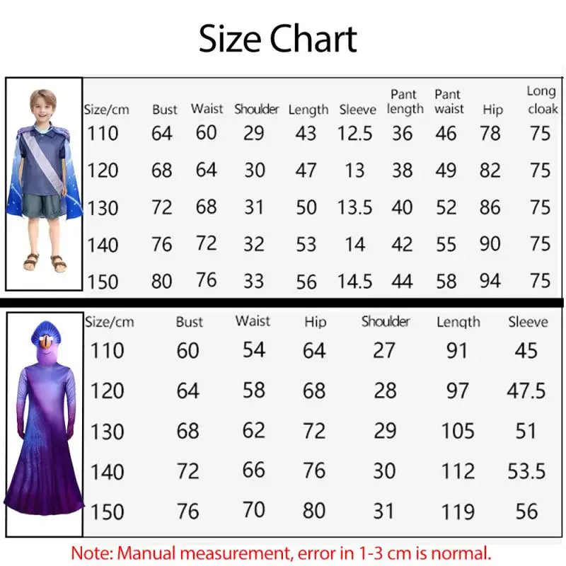 Film Elio Cosplay Costume d'Alien Dessin Animé Garçons Jeu de Rôle Haut Court Pantalon Cape Ceinture Robe Coiffe Tenue Déguisement Halloween