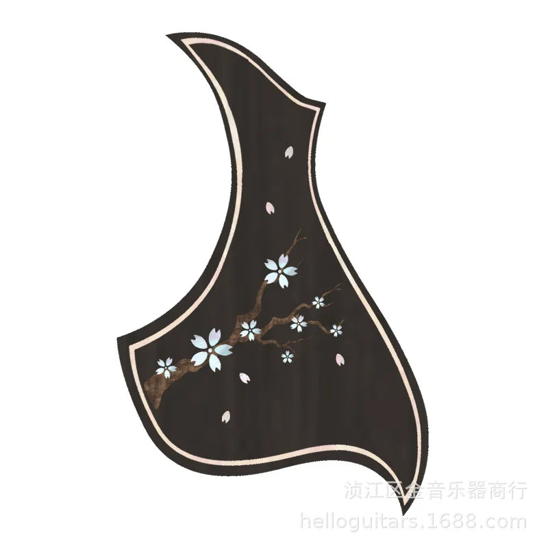 Autocollant de guitare auto-adhésif professionnel, autocollant de protection anti-rayures pour panneau de guitare, autocollant décoratif